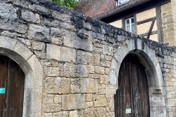 Burggasse en el monasterio franciscano de Rothenburg ob der Tauber