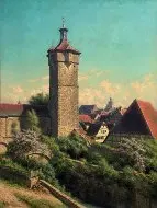 Arthur Wasse: Klingentor Rothenburg RothenburgMuseum Gemälde